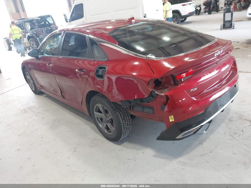 2022 Kia K5 VIN 5XXG14J22NG086338 IAAI salvage auction — SIDE, Salvage Title, sold $25 on 2026-07-22 (photo 3)