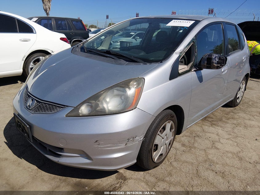 2012 Honda Fit VIN JHMGE8H33CC039342 IAAI salvage auction — LEFT SIDE, Salvage Title, sold $1,000 on 2026-07-29 (photo 2)