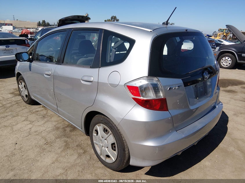 2012 Honda Fit VIN JHMGE8H33CC039342 IAAI salvage auction — LEFT SIDE, Salvage Title, sold $1,000 on 2026-07-29 (photo 3)