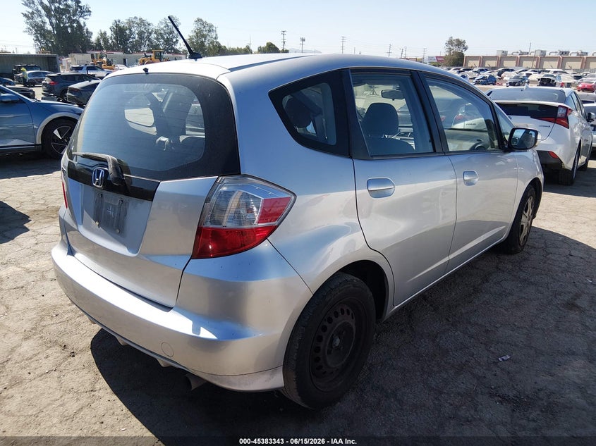2012 Honda Fit VIN JHMGE8H33CC039342 IAAI salvage auction — LEFT SIDE, Salvage Title, sold $1,000 on 2026-07-29 (photo 4)