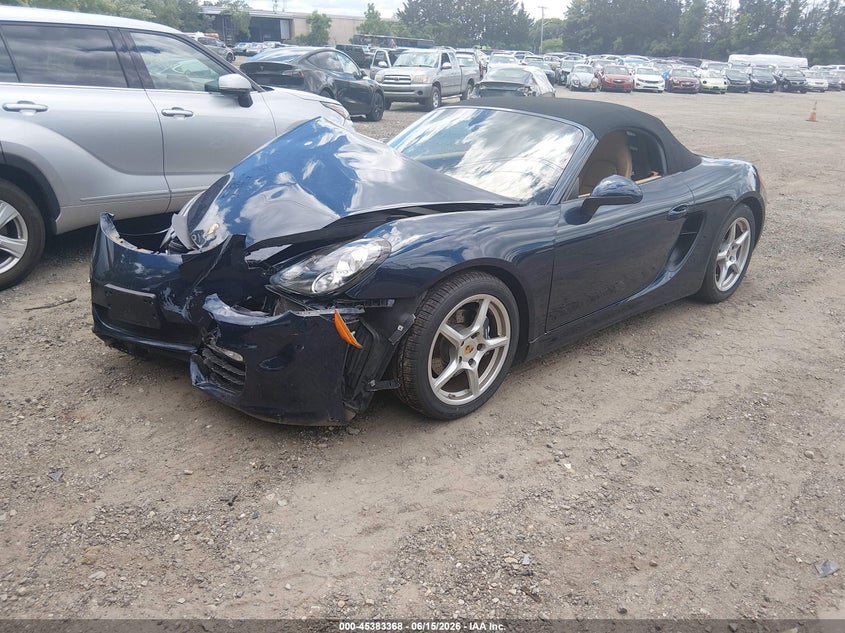 2013 Porsche Boxster VIN WP0CA2A83DS113980 IAAI salvage auction — FRONT END, Salvage (Rhode Island), sold $1,650 on 2026-07-28 (photo 2)
