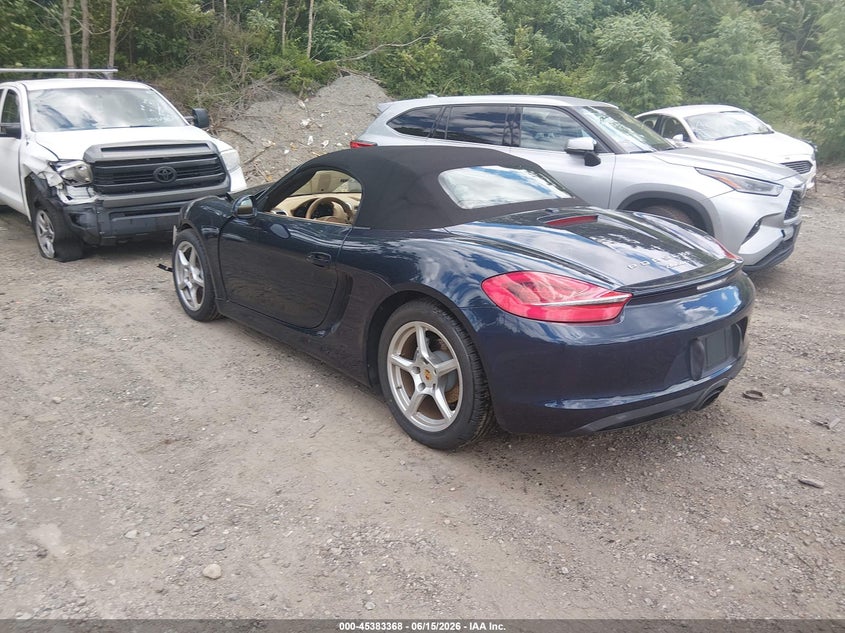 2013 Porsche Boxster VIN WP0CA2A83DS113980 IAAI salvage auction — FRONT END, Salvage (Rhode Island), sold $1,650 on 2026-07-28 (photo 3)