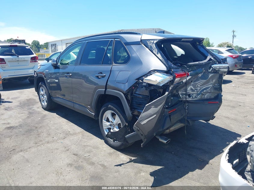 2021 Toyota Rav 4 VIN JTMRWRFV6MD134961 IAAI salvage auction — REAR END, Salvage Title, sold $6,800 on 2026-07-23 (photo 3)