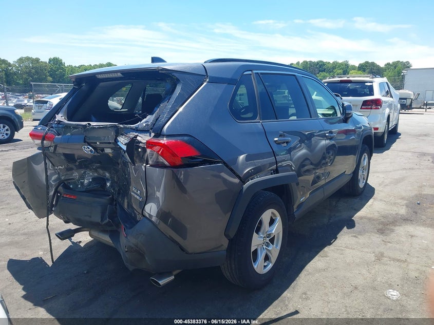 2021 Toyota Rav 4 VIN JTMRWRFV6MD134961 IAAI salvage auction — REAR END, Salvage Title, sold $6,800 on 2026-07-23 (photo 4)