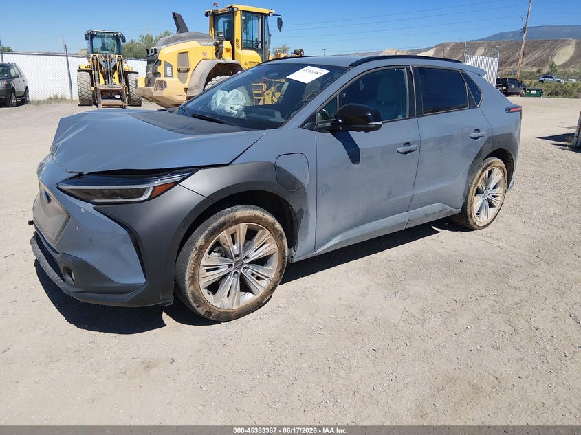 2024 Subaru Solterra VIN JTMABABA0RA071393 IAAI salvage auction — FRONT END, Salvage (Colorado), sold $8,700 on 2026-08-19 (photo 2)