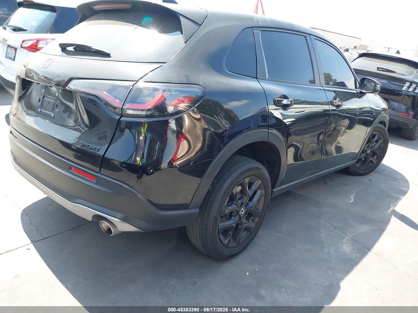 2025 Honda Hr-v VIN 3CZRZ1H59SM726131 IAAI salvage auction — LEFT FRONT, Salvage Title, sold $6,800 on 2026-07-29 (photo 4)