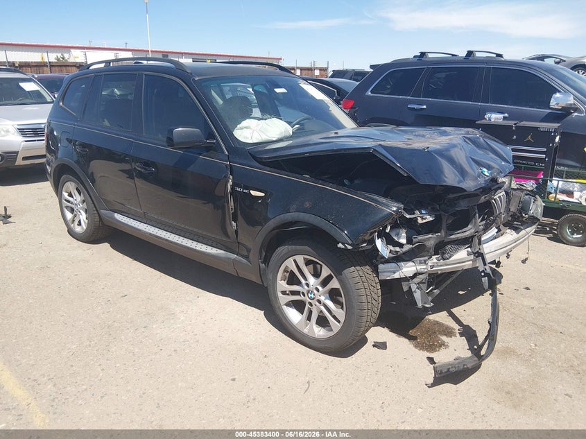 2008 BMW X3 VIN WBXPC93448WJ03894 IAAI salvage auction — FRONT END, Salvage (Colorado), sold $350 on 2026-08-04 (photo 1)