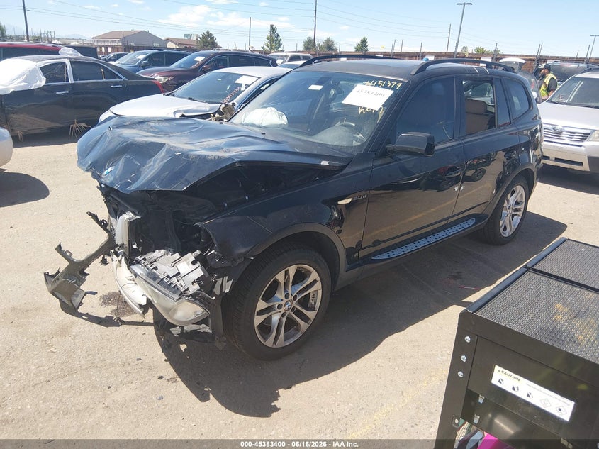 2008 BMW X3 VIN WBXPC93448WJ03894 IAAI salvage auction — FRONT END, Salvage (Colorado), sold $350 on 2026-08-04 (photo 2)