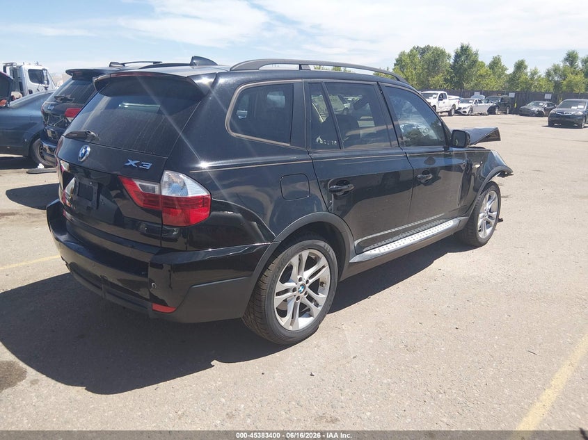 2008 BMW X3 VIN WBXPC93448WJ03894 IAAI salvage auction — FRONT END, Salvage (Colorado), sold $350 on 2026-08-04 (photo 4)