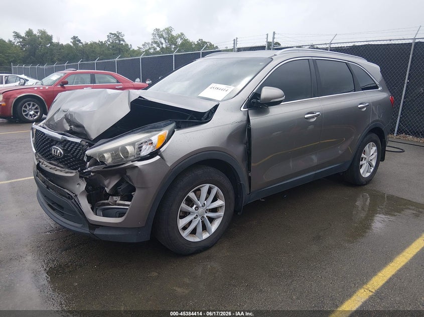2016 Kia Sorento VIN 5XYPG4A38GG114813 IAAI salvage auction — FRONT END, Salvage (South Carolina), sold $1,150 on 2026-07-18 (photo 2)