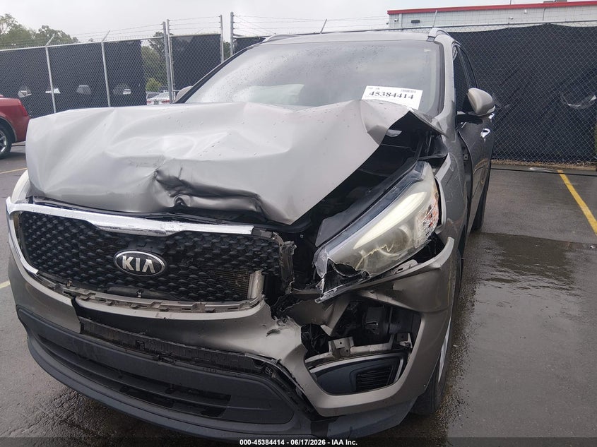 2016 Kia Sorento VIN 5XYPG4A38GG114813 IAAI salvage auction — FRONT END, Salvage (South Carolina), sold $1,150 on 2026-07-18 (photo 6)