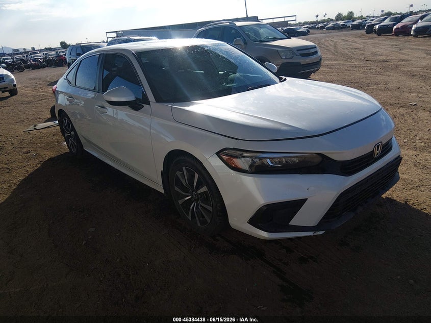 2022 Honda Civic VIN JHMFE1F78NX010049 IAAI salvage auction — FRONT END, Salvage (Arizona), sold $2,050 on 2026-07-28 (photo 1)