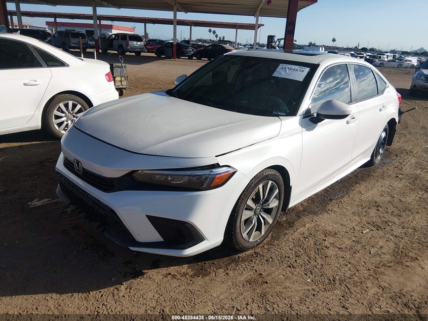 2022 Honda Civic VIN JHMFE1F78NX010049 IAAI salvage auction — FRONT END, Salvage (Arizona), sold $2,050 on 2026-07-28 (photo 2)