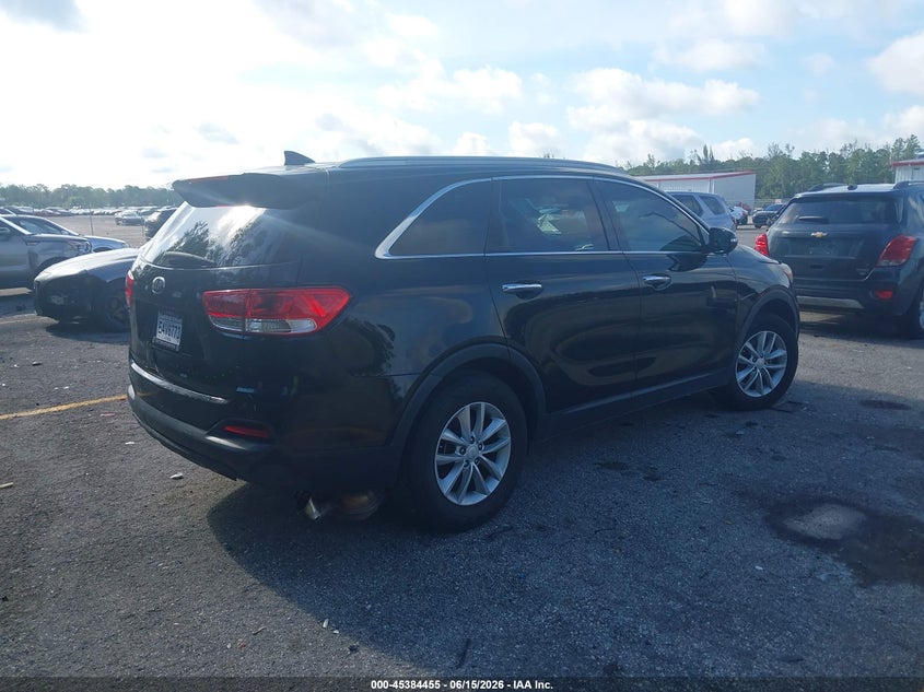 2018 Kia Sorento VIN 5XYPG4A36JG375414 IAAI salvage auction — REAR END, Rebuildable (Florida), sold $2,550 on 2026-07-13 (photo 4)