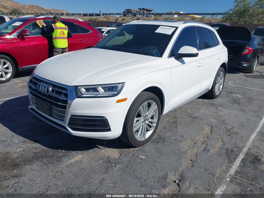 2019 Audi Q5 VIN WA1BNAFY8K2040972 IAAI salvage auction — REAR END, Salvage (California), sold $10,100 on 2026-07-09 (photo 2)