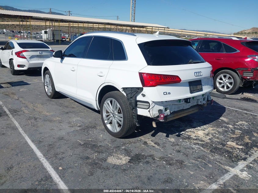 2019 Audi Q5 VIN WA1BNAFY8K2040972 IAAI salvage auction — REAR END, Salvage (California), sold $10,100 on 2026-07-09 (photo 3)