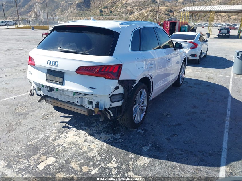 2019 Audi Q5 VIN WA1BNAFY8K2040972 IAAI salvage auction — REAR END, Salvage (California), sold $10,100 on 2026-07-09 (photo 4)