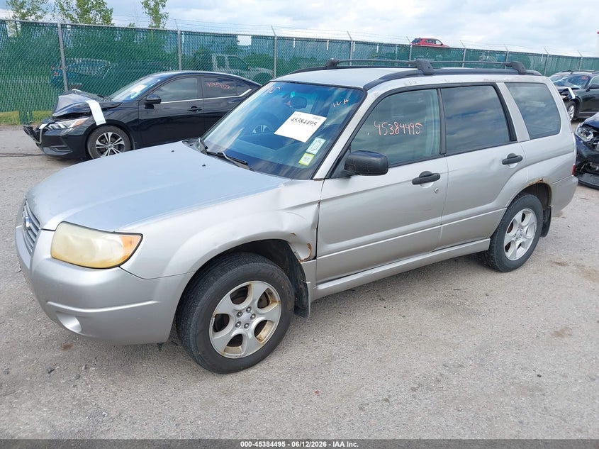 2007 Subaru Forester VIN JF1SG63687G710620 IAAI salvage auction — NORMAL WEAR, Clear (New York), sold $425 on 2026-07-14 (photo 2)