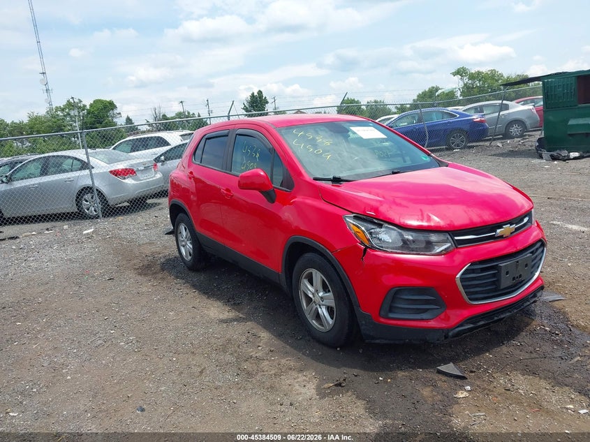 2020 Chevrolet Trax VIN KL7CJKSB0LB342414 IAAI salvage auction — SIDE, Salvage (Virginia), sold $1,375 on 2026-07-07 (photo 1)