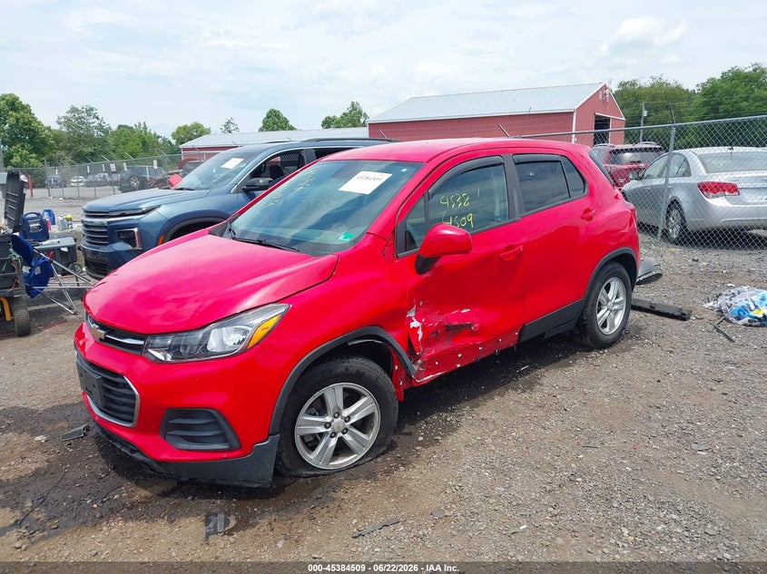 2020 Chevrolet Trax VIN KL7CJKSB0LB342414 IAAI salvage auction — SIDE, Salvage (Virginia), sold $1,375 on 2026-07-07 (photo 2)