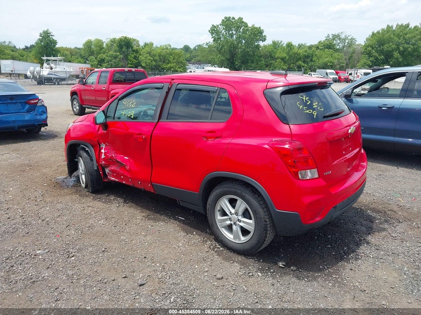 2020 Chevrolet Trax VIN KL7CJKSB0LB342414 IAAI salvage auction — SIDE, Salvage (Virginia), sold $1,375 on 2026-07-07 (photo 3)