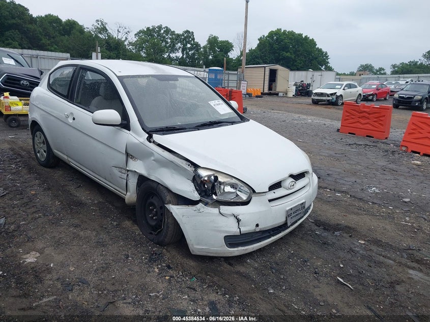 2010 Hyundai Accent VIN KMHCM3AC9AU156992 IAAI salvage auction — FRONT & REAR, Salvage (Idaho), sold $200 on 2026-07-15 (photo 1)