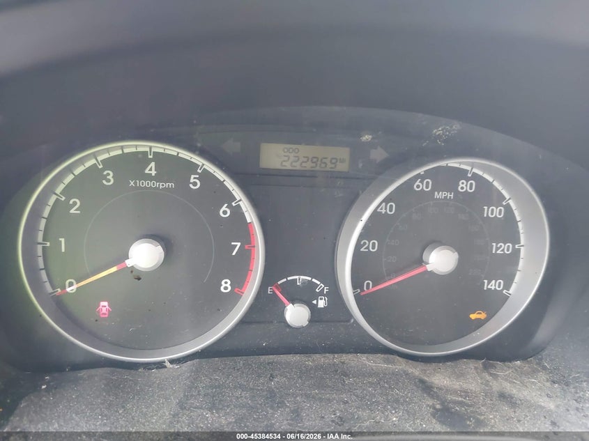 2010 Hyundai Accent VIN KMHCM3AC9AU156992 IAAI salvage auction — FRONT & REAR, Salvage (Idaho), sold $200 on 2026-07-15 (photo 7)