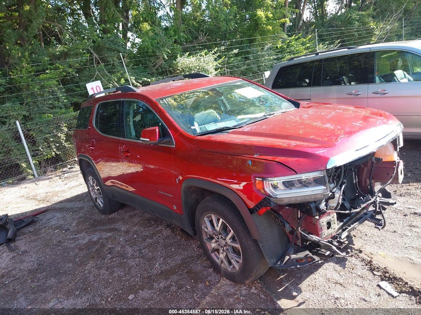 2021 Gmc Acadia VIN 1GKKNMLS8MZ134307 IAAI salvage auction — FRONT END, Salvage (Indiana), sold $6,300 on 2026-08-20 (photo 1)