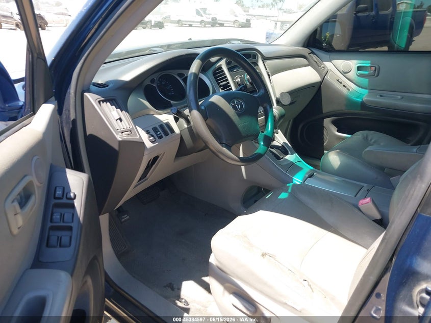 2006 Toyota Highlander VIN JTEGD21A360138416 IAAI salvage auction — FRONT END, Salvage (California), sold $275 on 2026-07-29 (photo 9)