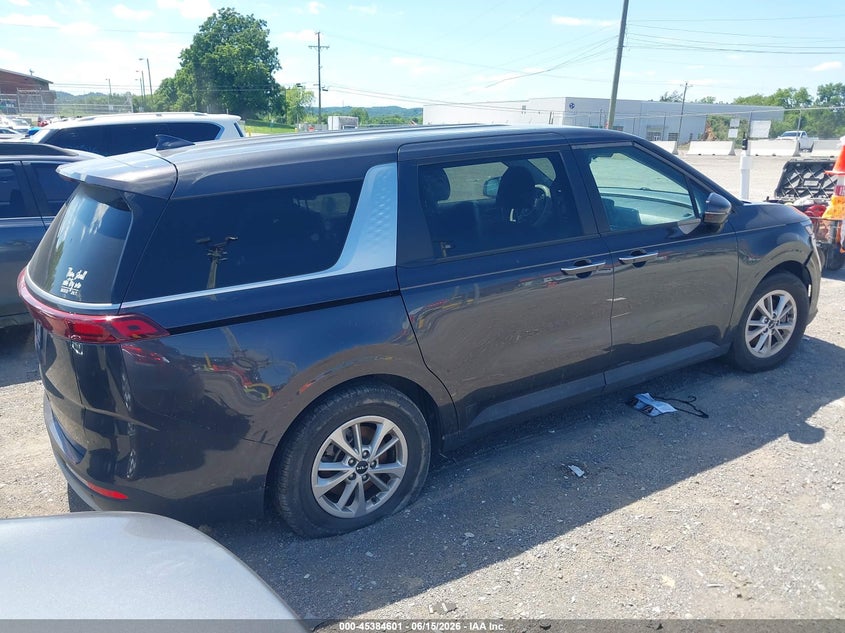 2022 Kia Carnival VIN KNDNB4H33N6185008 IAAI salvage auction — THEFT, Clear (Tennessee), sold $10,600 on 2026-07-16 (photo 4)