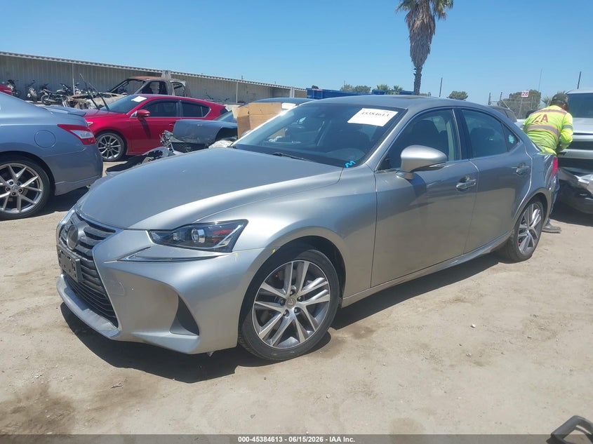 2020 Lexus Is VIN JTHAA1D29L5105774 IAAI salvage auction — RIGHT FRONT, Salvage (California), sold $9,650 on 2026-07-29 (photo 2)