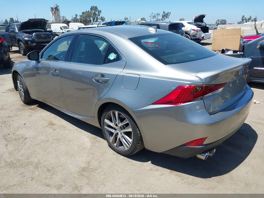 2020 Lexus Is VIN JTHAA1D29L5105774 IAAI salvage auction — RIGHT FRONT, Salvage (California), sold $9,650 on 2026-07-29 (photo 3)
