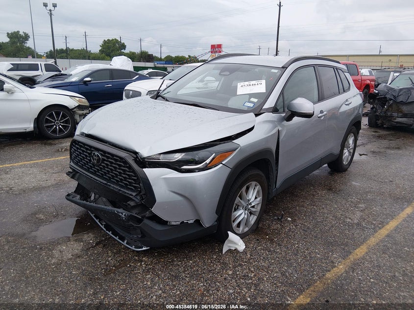 2023 Toyota Corolla cross VIN 7MUCAAAGXPV045777 IAAI salvage auction — FRONT END, Original (Texas), sold $8,950 on 2026-09-03 (photo 2)