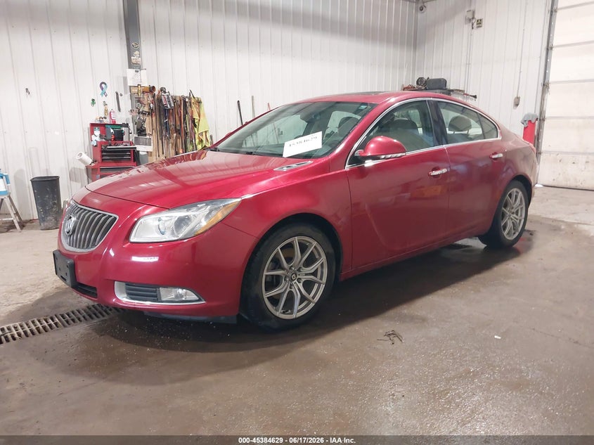 2013 Buick Regal VIN 2G4GT5GV1D9249600 IAAI salvage auction — REAR END, Salvage (Iowa), sold $1,750 on 2026-07-19 (photo 2)