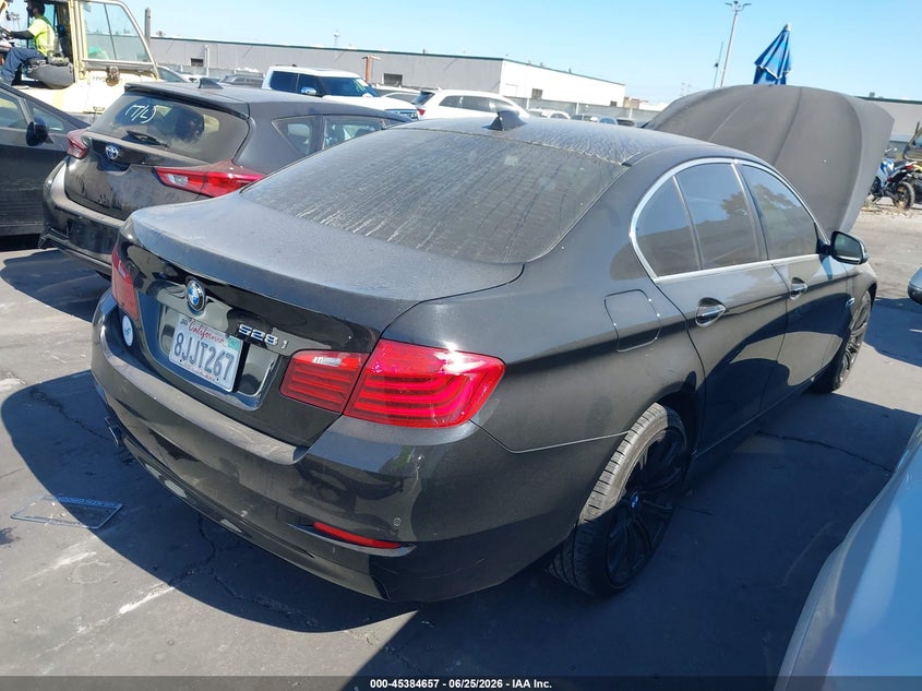 2015 BMW 5er VIN WBA5A5C56FD522167 IAAI salvage auction — LEFT REAR, Salvage Title, sold $1,950 on 2026-07-15 (photo 4)