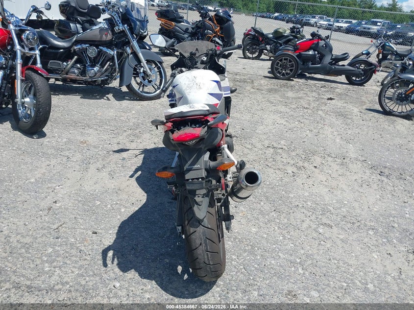 2014 Honda Cbr VIN MLHPC446XE5101775 IAAI salvage auction — FRONT & REAR, Salvage (Idaho), sold $500 on 2026-07-14 (photo 6)