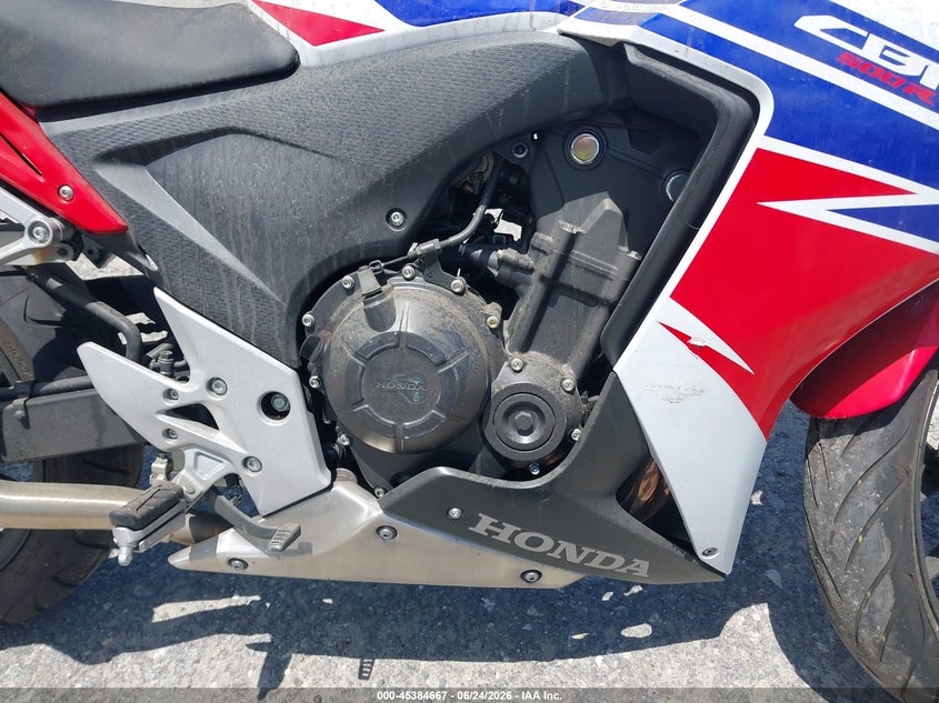 2014 Honda Cbr VIN MLHPC446XE5101775 IAAI salvage auction — FRONT & REAR, Salvage (Idaho), sold $500 on 2026-07-14 (photo 8)