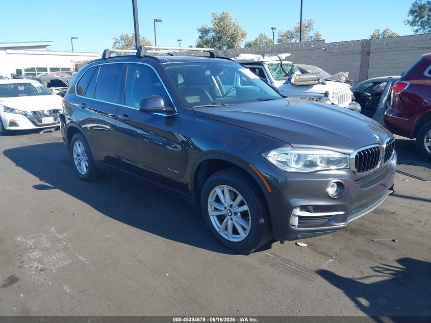 2015 BMW X5 VIN 5UXKR0C55F0P02487 IAAI salvage auction — REAR END, Salvage Certificate (California), sold $3,350 on 2026-07-10 (photo 1)