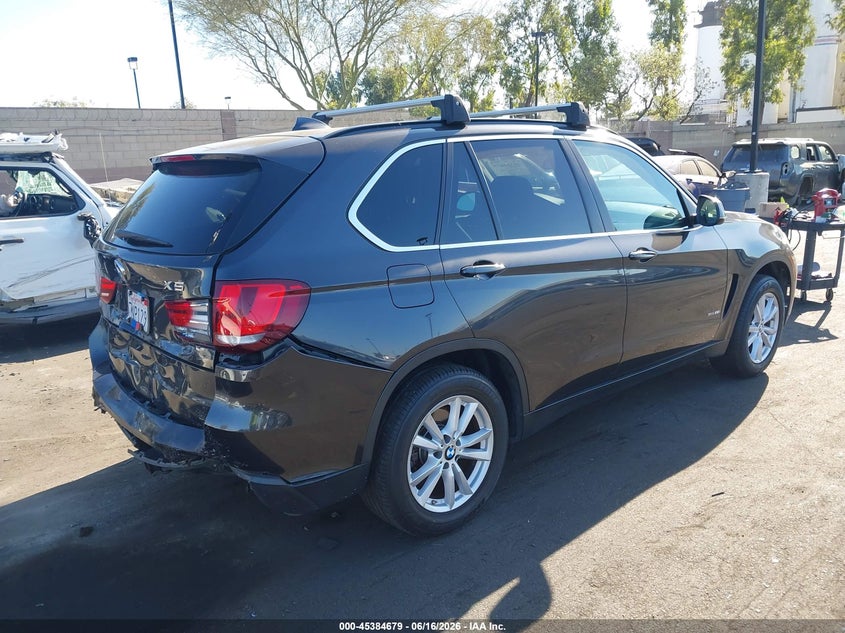 2015 BMW X5 VIN 5UXKR0C55F0P02487 IAAI salvage auction — REAR END, Salvage Certificate (California), sold $3,350 on 2026-07-10 (photo 4)