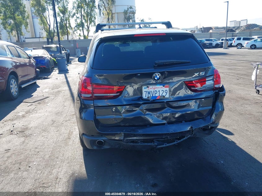 2015 BMW X5 VIN 5UXKR0C55F0P02487 IAAI salvage auction — REAR END, Salvage Certificate (California), sold $3,350 on 2026-07-10 (photo 6)