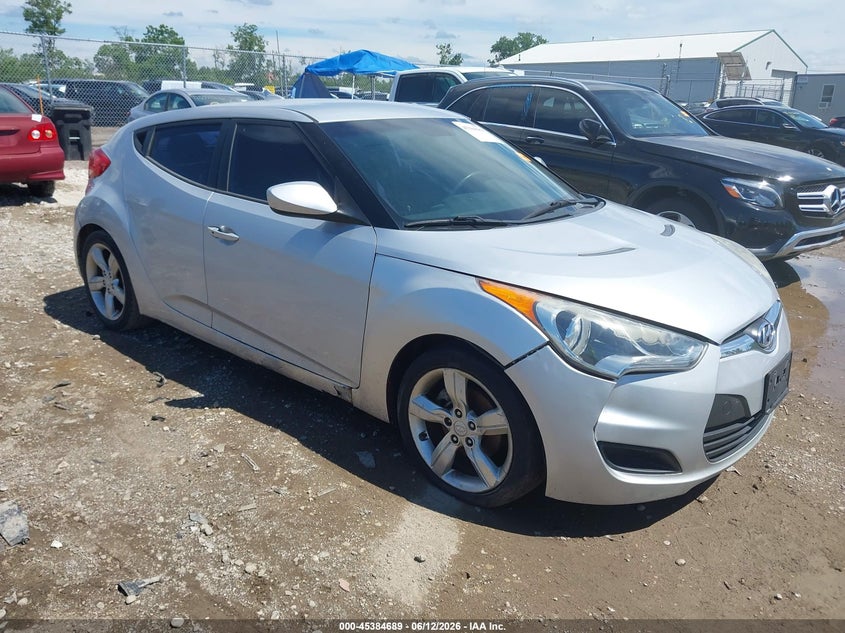 2012 Hyundai Veloster VIN KMHTC6AD8CU049738 IAAI salvage auction — NORMAL WEAR, Original (Ohio), sold $475 on 2026-07-30 (photo 1)