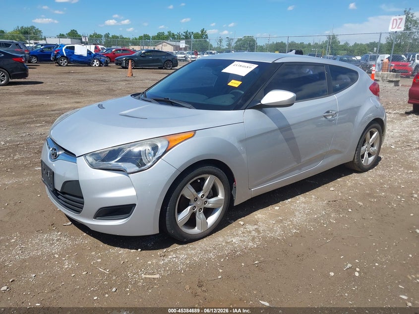 2012 Hyundai Veloster VIN KMHTC6AD8CU049738 IAAI salvage auction — NORMAL WEAR, Original (Ohio), sold $475 on 2026-07-30 (photo 2)