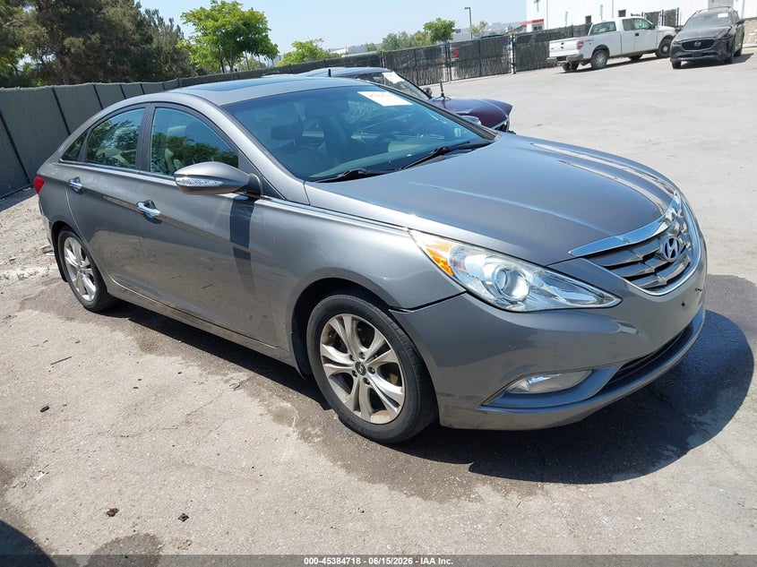 2013 Hyundai Sonata VIN 5NPEC4AC6DH716147 IAAI salvage auction — LEFT REAR, Salvage (California), sold $1,100 on 2026-07-20 (photo 1)