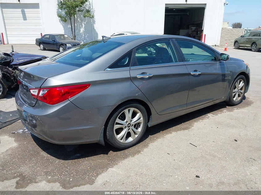 2013 Hyundai Sonata VIN 5NPEC4AC6DH716147 IAAI salvage auction — LEFT REAR, Salvage (California), sold $1,100 on 2026-07-20 (photo 4)