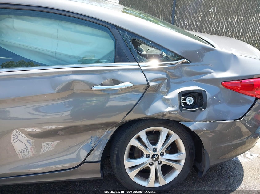 2013 Hyundai Sonata VIN 5NPEC4AC6DH716147 IAAI salvage auction — LEFT REAR, Salvage (California), sold $1,100 on 2026-07-20 (photo 6)