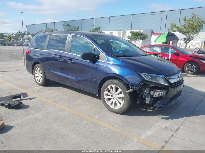 2019 Honda Odyssey VIN 5FNRL6H20KB075552 — IAAI salvage auction photo