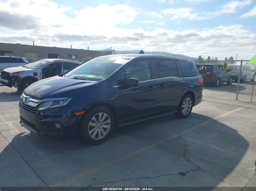 2019 Honda Odyssey VIN 5FNRL6H20KB075552 IAAI salvage auction — RIGHT FRONT, Salvage Title, sold $7,000 on 2026-07-29 (photo 2)