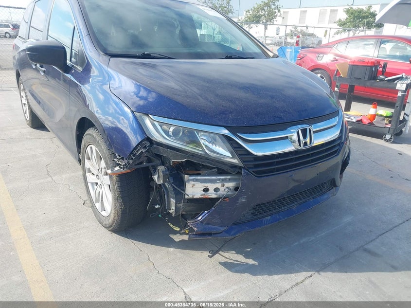 2019 Honda Odyssey VIN 5FNRL6H20KB075552 IAAI salvage auction — RIGHT FRONT, Salvage Title, sold $7,000 on 2026-07-29 (photo 6)