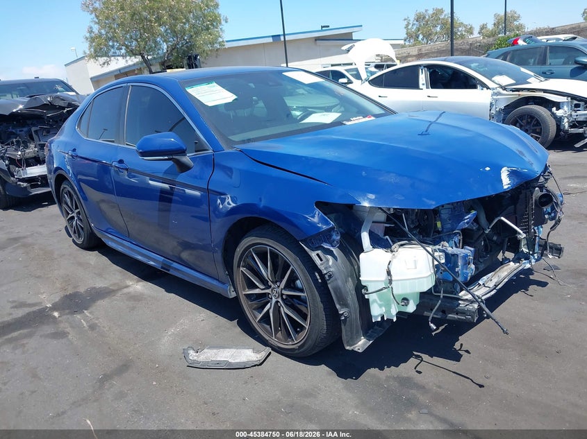 2023 Toyota Camry VIN 4T1G11AK8PU110648 IAAI salvage auction — FRONT END, Salvage Title, sold $8,100 on 2026-07-19 (photo 1)