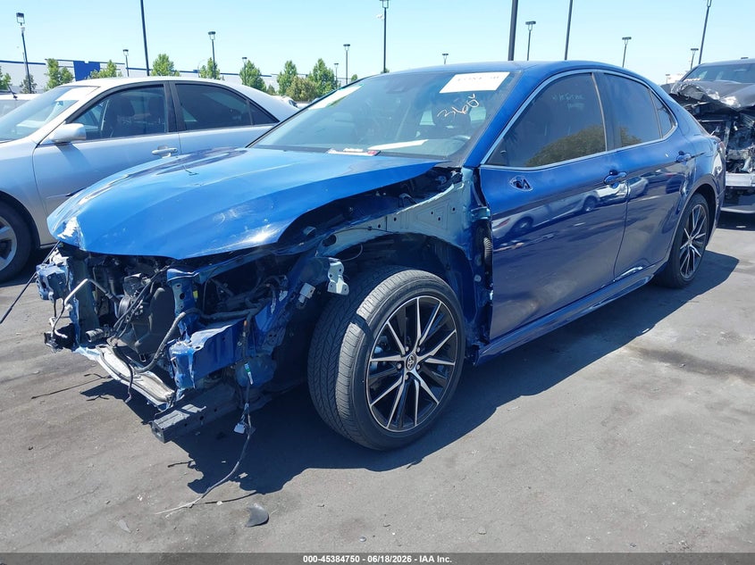 2023 Toyota Camry VIN 4T1G11AK8PU110648 IAAI salvage auction — FRONT END, Salvage Title, sold $8,100 on 2026-07-19 (photo 2)